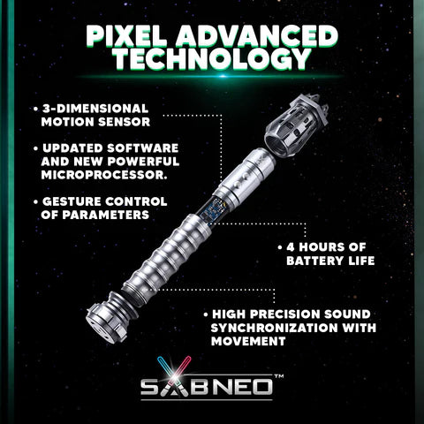 Ein ultimatives Lichtschwert für Jedi und Sith – Entdecke das Neopixel Lichtschwert von SABNEO