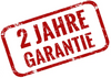 2 Jahre Verlängerte Garantie